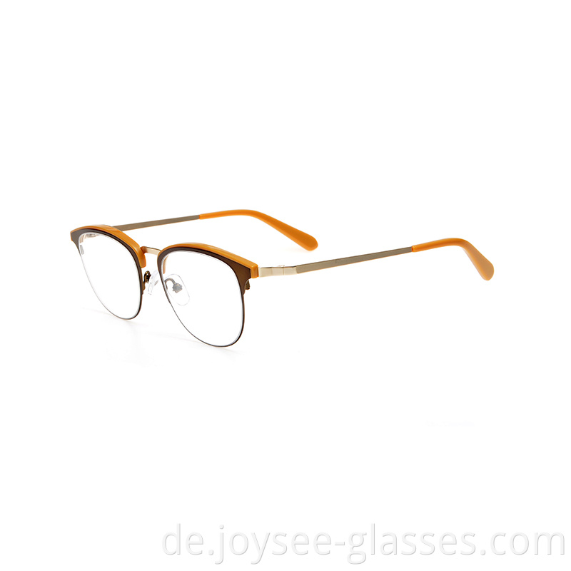 Double Color Metal Eye Glasses 1